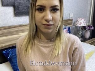 Blonddwomann