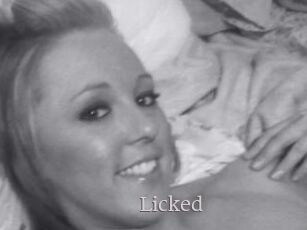 Licked